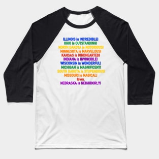 Midwest is Best Baseball T-Shirt